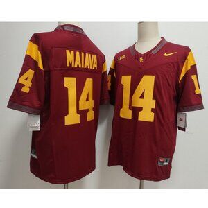 Mens Kids Youths Jayden Maiava Vapor Stitched Jersey Crimson